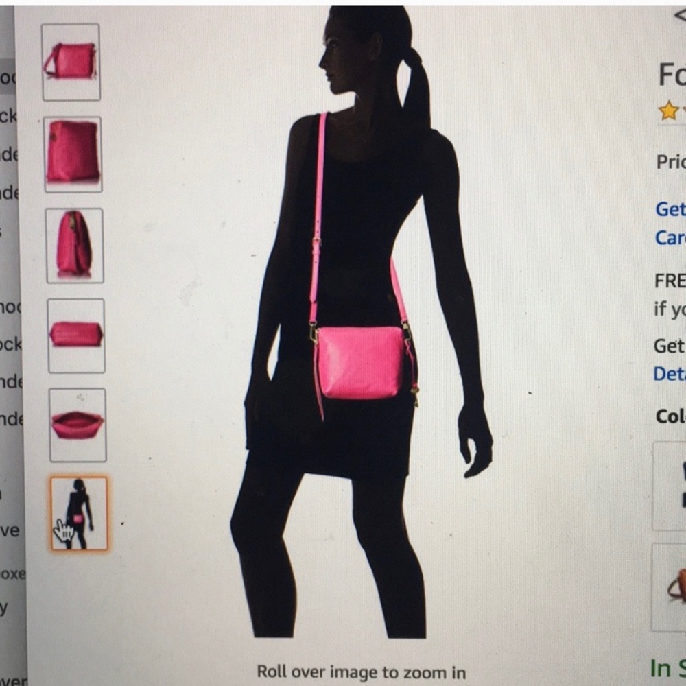 🖤 FOSSIL Maya Crossbody Handbag - Picture 8 of 8